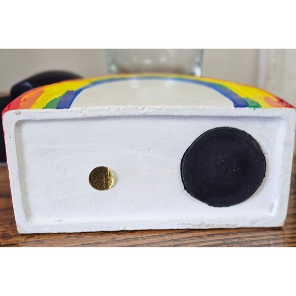 Vintage Snoopy Rainbow Ceramic Bank - Picture 9 of 9